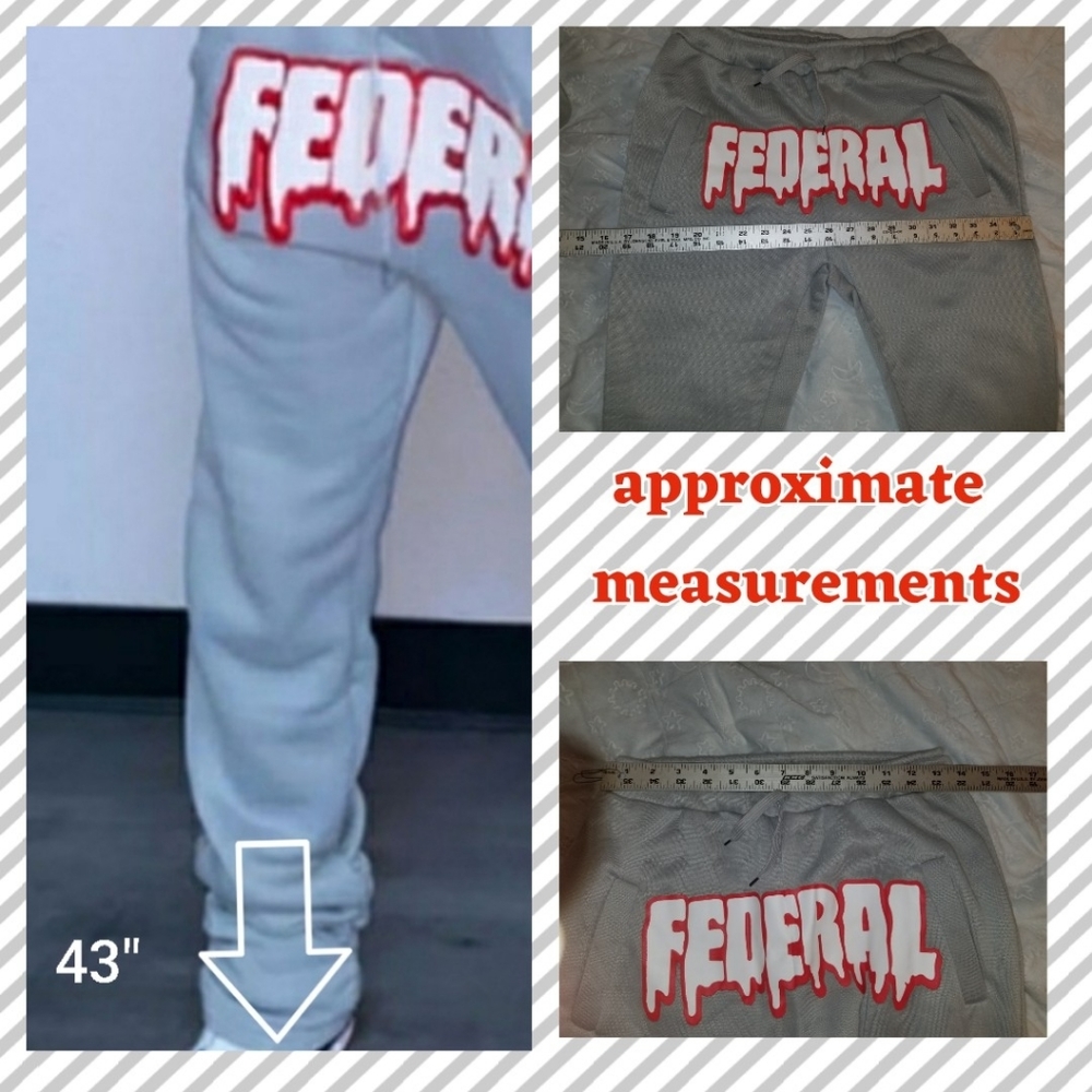 *NBW* Logo Sweat Pants M/L - Picture 11 of 11